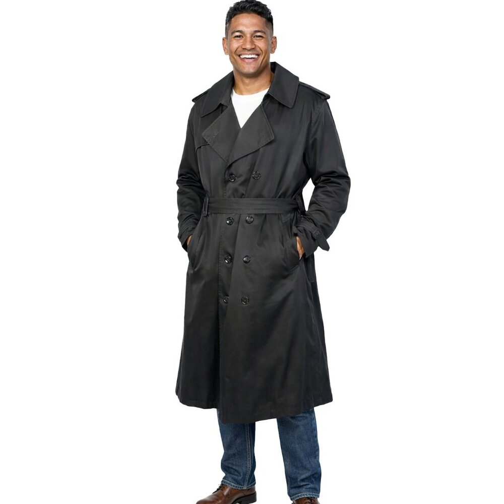 Honeywell & Todd 42 Trench Coat w/ Removable Fleece Liner Classic Minimalist